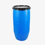 BIDON INDUSTRIAL CON TAPA Y SUNCHO 280 LTS