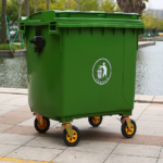 CONTENEDOR DE BASURA 4 RUEDAS 1100 LTS