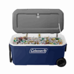 COOLER COLEMAN 100 QT C/RUEDAS 94.6 LTS. AZUL -316 SERIES - Imagen 4