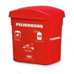 TACHO RECTANGULAR ECOLÓGICO  27.8 LTS. TAPA VAIVEN - Imagen 4