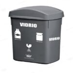 TACHO RECTANGULAR ECOLÓGICO  27.8 LTS. TAPA VAIVEN - Imagen 5