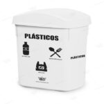 TACHO RECTANGULAR ECOLÓGICO  27.8 LTS. TAPA VAIVEN - Imagen 8