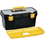 CAJA HERRAMIENTAS #19 APILABLE TAPA PANAL NEGRO - RIMAX