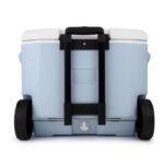 COOLER COLEMAN CELESTE C/RUEDAS Y GUIADOR 60 QT. 57 LTS. - Imagen 4