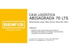 CAJA LOGÍSTICA ABISAGRADA 70 LTS. - Imagen 6
